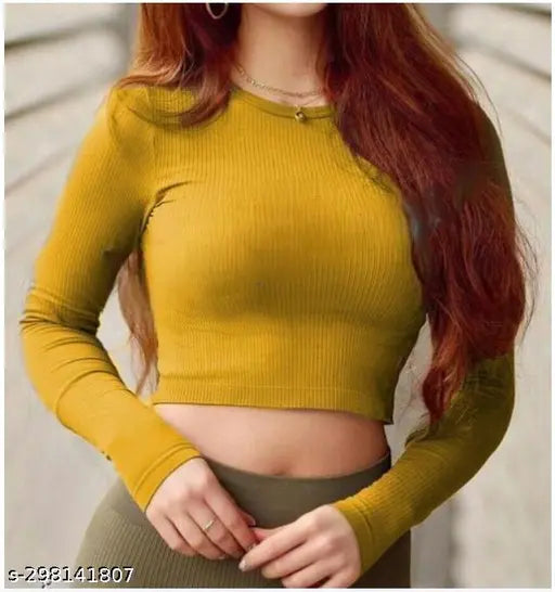 Round Neck Full Sleeve Top