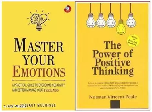 The Power Of Positive Thinking + Master Your Emotions (2 Books Combo)  (Paperback  Norman Vincent Peale  Meurisse Thibaut)