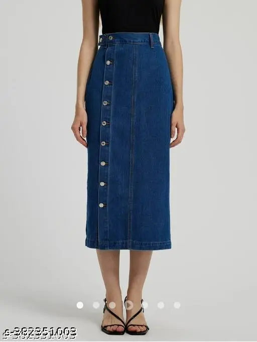Woman High waist Denim Skirt