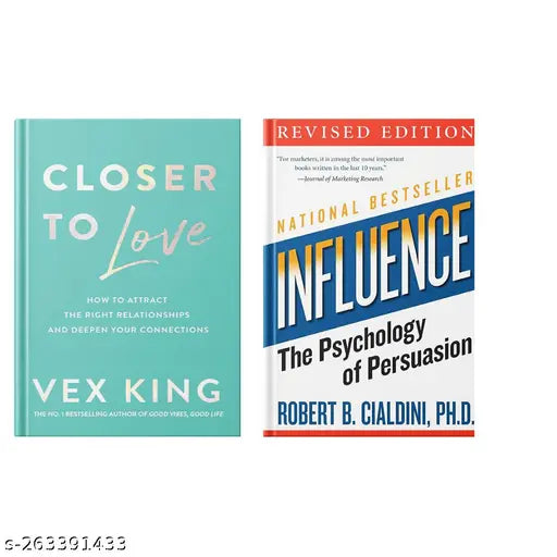 CLOSER TO LOVE BY VEX KING + INFLUENCE THE PSYCHOLOGY OF PERSUASION BY ROBERT B. CIALDINI