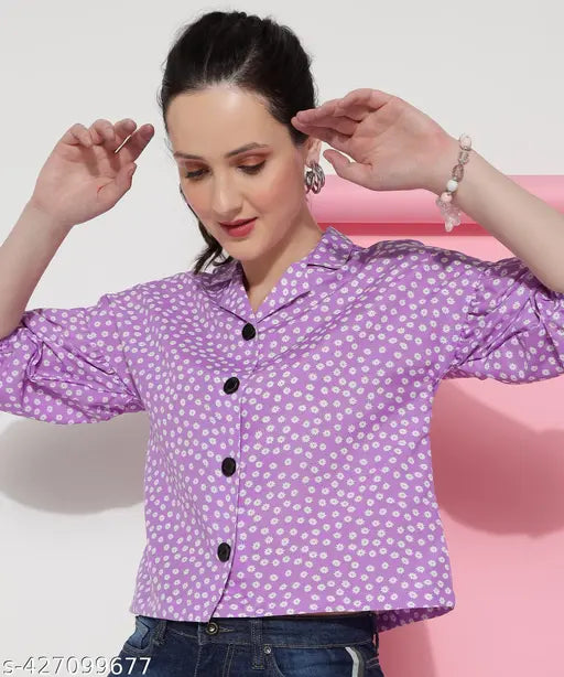 Womens Casual Printed Stylish Shirt