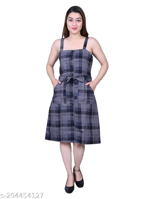 Woman cotton Dress/Dungaree