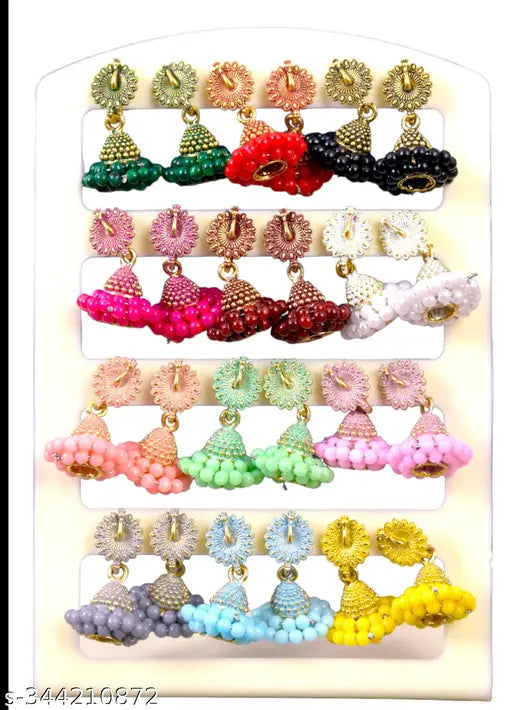 New letest Earrings pack 12 pis