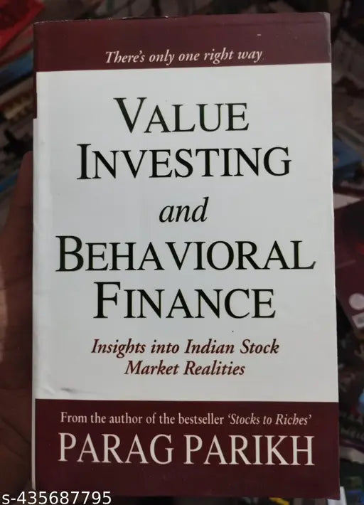 Volue Investing And Behaviour Finance - Insights Into Indian Stock Market  Realities (English  Paperback  Parag Parikh)