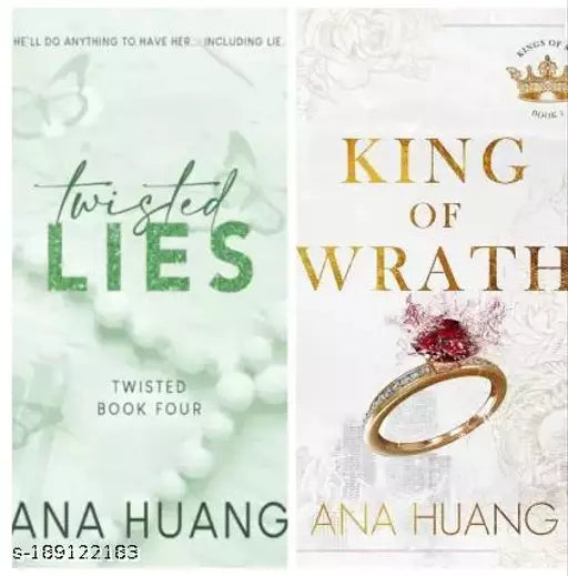 Twisted Lies + King Of Wrath (Ana Huang  Paperback  English) (Paperback  Ana Huang)  (2 BOOKS COMBO)   Fiction Novels
