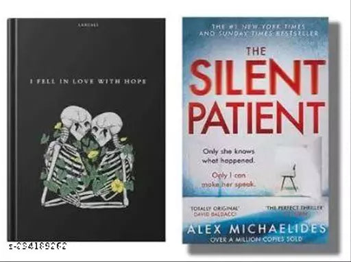 I FELL IN LOVE WITH HOPE BY LANCALI + SILENT PATIENT BY ALEX MICHAELIDES