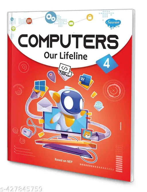 Computers Our Lifeline – 4 book for kids : Computers book for kids  Learning book for kids  Computer learning books for kids.
