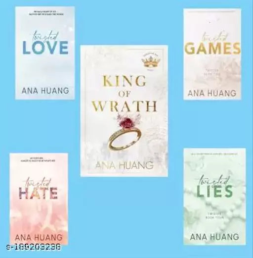 sted Love + Twisted Games + Twisted Hate + Twisted Lies + King Of Wrath (Ana Huang  Paperback  English) (5 BOOKS COMBO)