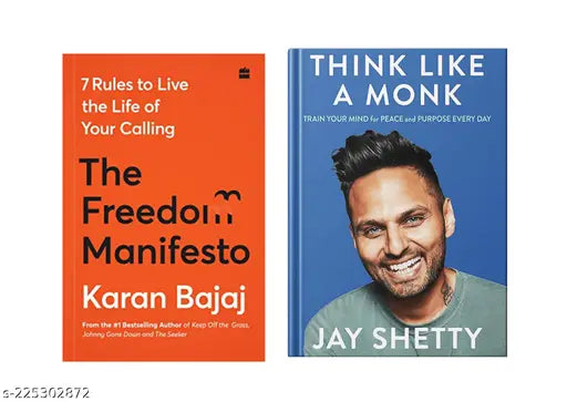 THE  FREEDOM MANIFESTO BY KARAN  + THINK LIKE A MONK BY JAY SHETTY