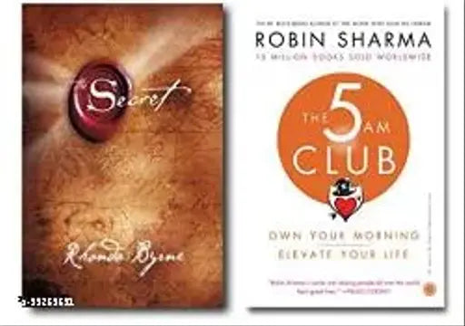 The Secret (Hardcover) + The 5 AM Club ( 2 Books Combo with Customized Bookmark) Paperback – 13 July 2021