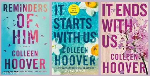 it starts with us + reminders of him + it ends with us (PAPERBACK  ENGLISH)