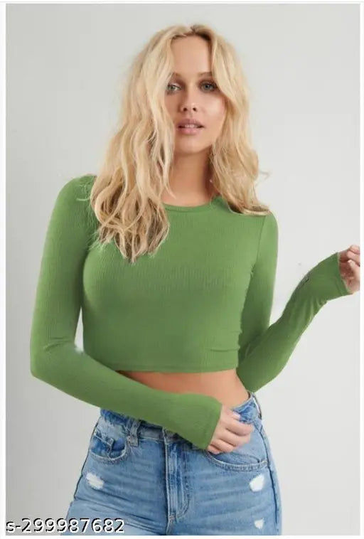 Round Neck Full Sleeve Top