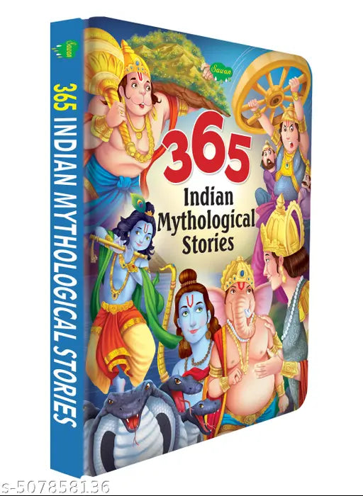 365 Indian Mythological Stories (Padded Hardbound) : Learning books for young children  Story book for toddlers  Mythological tales for kids