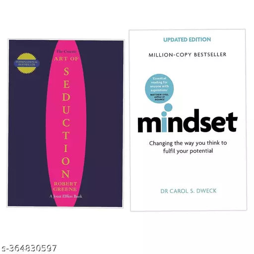 Set Of 2 BOOKS -The Art Of Seduction + Mindset - Paperback