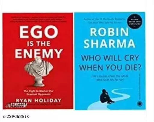 Ego is the enemy + Who will cry when you will die ( combo of 2 ) Paperback