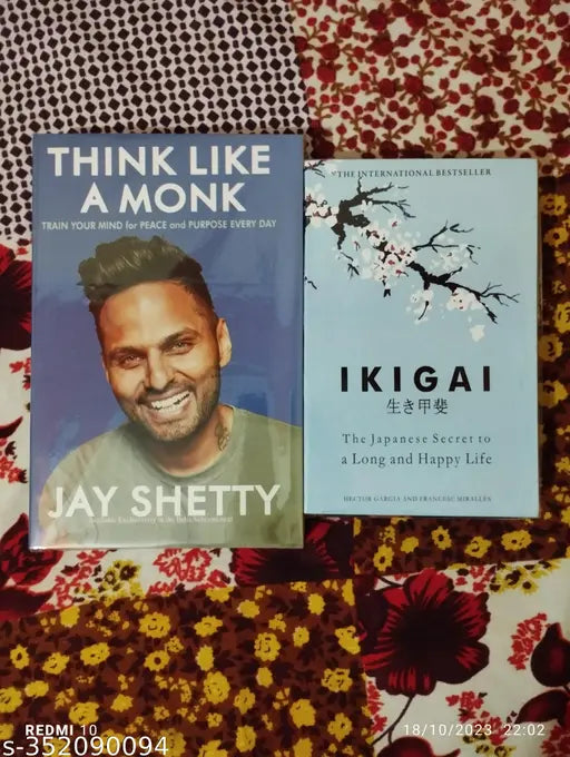 Think Like A Monk + Ikigai ( English  Paperback  Jay Shetty  Hector Gracia)