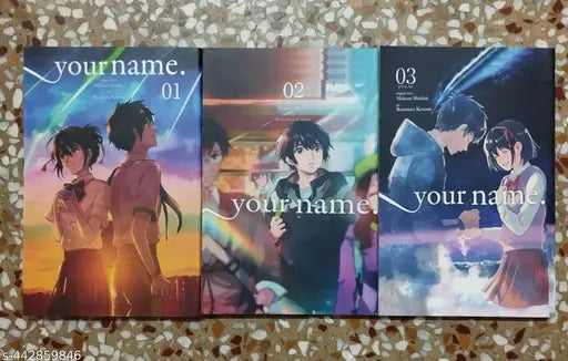 Your Name Manga Volume-1  2  3 (English  Paperback  Makoto Shinkai)