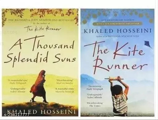 A THOUSAND SPLENDID SUNS BY KHALED HOSSEINT+THE KITE RUNNER BY KHALRD HOSSEINI