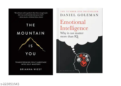 THE MOUNTAIN IS YOU BY BRIANNA WIEST + EMOTIONAL INTELLIGENCE  BY DANIEL GOLEMAN