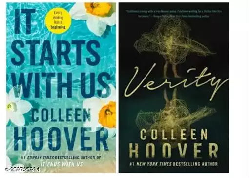 It Starts With Us+ Verity (2 BOOKS COMBO) (Paperback  Colleen Hoover)