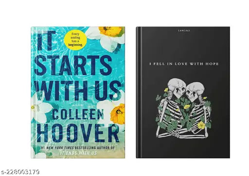 IT STARTS WITH US BY COLLEEN HOOVER + I FELL IN LOVE WITH HOPE BY LANCALI