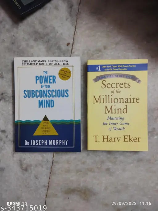 Combo Of 2 Book :- The Power Of Your Subconscious Mind + Secret Of The Millionaire Mind (English  Paperback  Dr. Jopesh Murphy  T. Harv Aker)