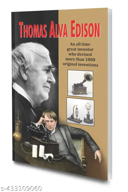 Thomas Alva Edison book for kids : Educational learning book  Book of famous scientist  Children learning book.