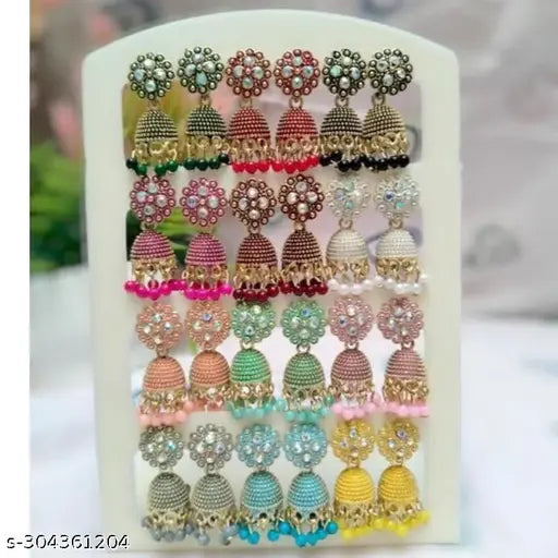 New earrings color pair combo offers 12