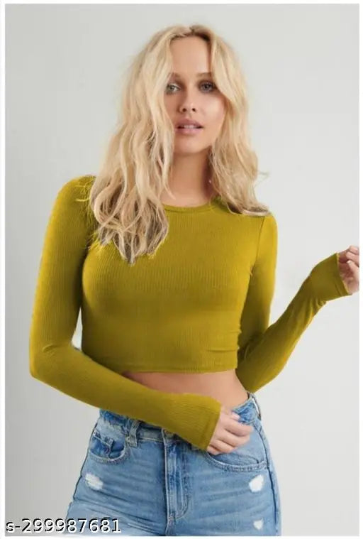 Round Neck Full Sleeve Top