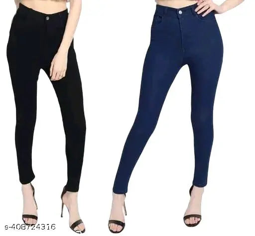 Woman Denim Slim fit mid Waist Jeans