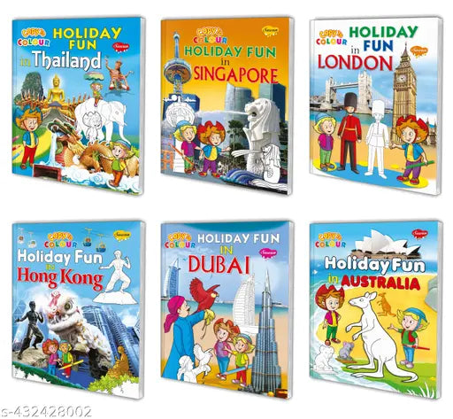 Copy to colour book for kids : Colouring book for kids  Copy to colouring book  Fun colouring book for kids - Set of 6 colouring book for kids.
