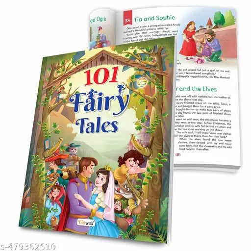 Toddlers Learning story book :- 101 Fairy Tales book for kids (Ages 3-12) (Paperback) : Classic fairy tales for kids  Educational story book  Storybook for young readers