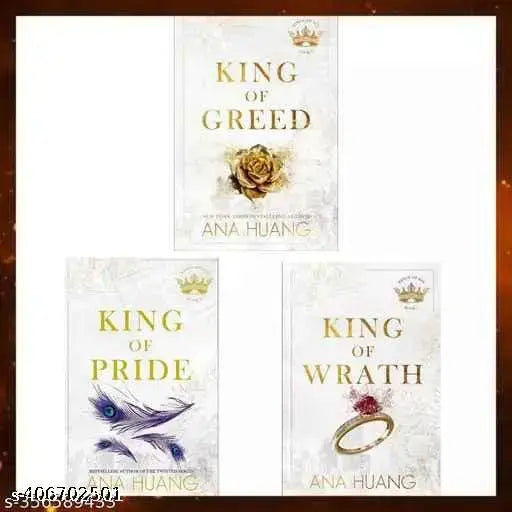 KING OF WRATH + KING OF PRIDE + KING OF GREED BY ANA HUANG ROMATIC BOOKS (NOVELS)