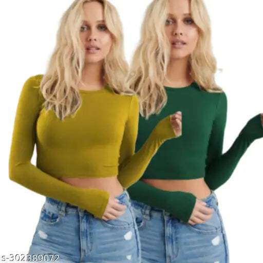 Combo Roundneck Full Sleeve Top