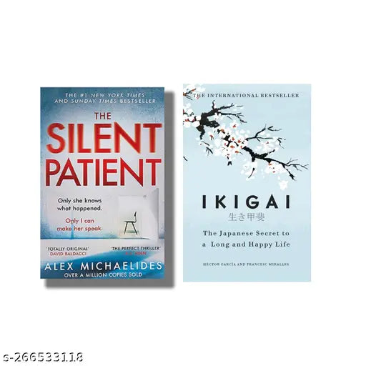 SILENT PATIENT BY ALEX MICHAELIDES + IKIGAI BY  HECTOR GARCIA