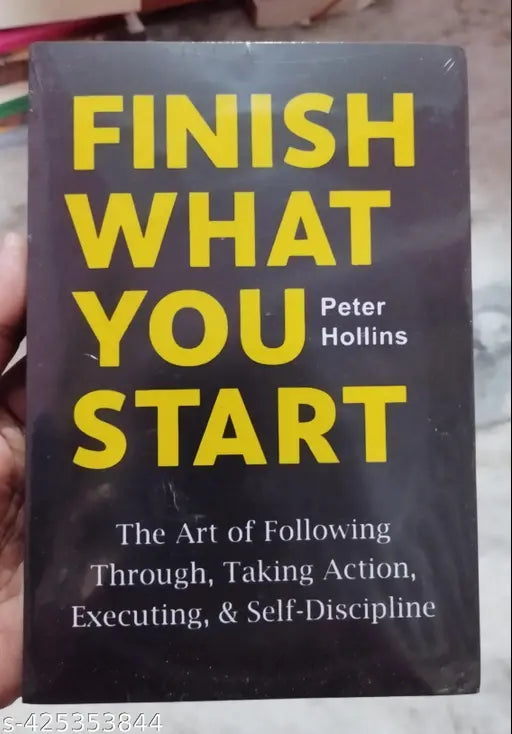 Finish What You Start (English  Paperback  Peter Hollins)