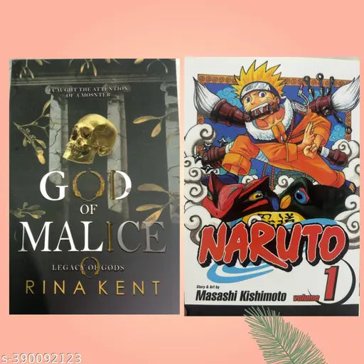 BOOK HUB GOD OF MALICE AND NARUTO BOOK COMBO ( PACK OF 2)
