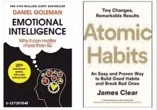ATOMIC HABITS+  Emotional Intelligence (2 BOOKS COMBO) (ENGLISH  PAPERBACK)