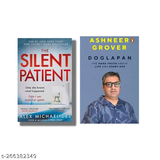 SILENT PATIENT BY ALEX MICHAELIDES + DOGLAPAN BY ASHNEER GROVER