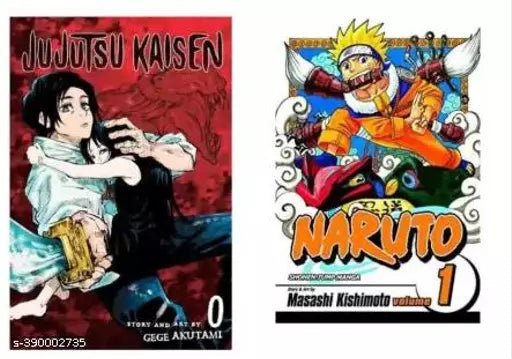 Jujutsu Kaisen 0 & Naruto 1 Manga  (Paperback  several)