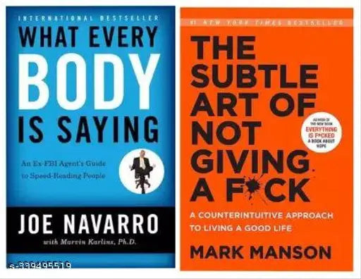 The Subtle Art Of Not Giving A F And What Every Body Is Saying Combo  (Paperback  Mark Manson  Joe Navaro)