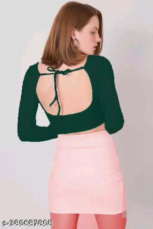 Back Dori Stylish Top Full sleeve