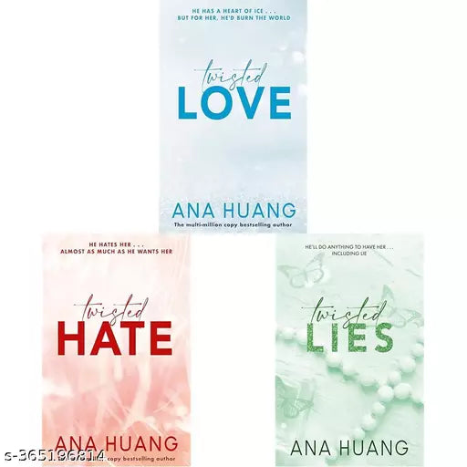 Set of 3 Books - TWISTED LOVE & TWISTED HATE & TWISTED LIES - Paperback