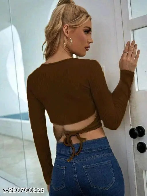 Back Knoght Stylish Top Full sleeve