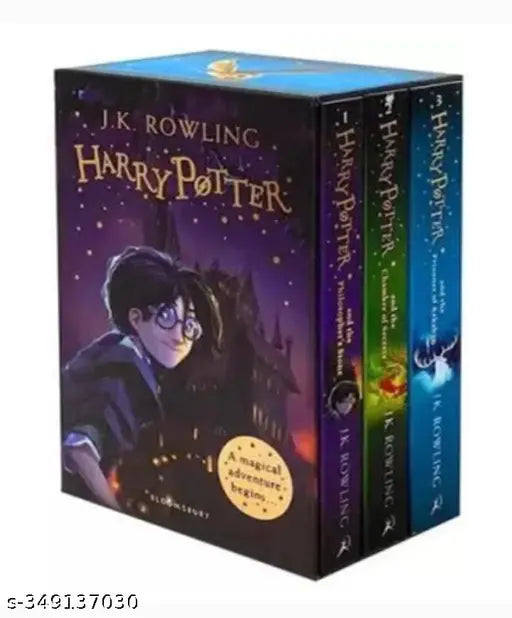 Harry Potter 1-3 Box Set :- A Magical Adventure Begins (English  Paperback  J.  K. Rowling)