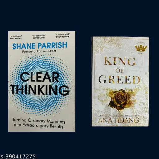 BOOK HUB King of Greed: AND CLEAR THINKING COMBO PACK OF 2