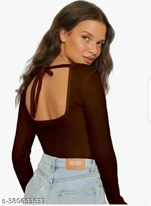 Back Blouse Dori Stylish Top Full sleeve