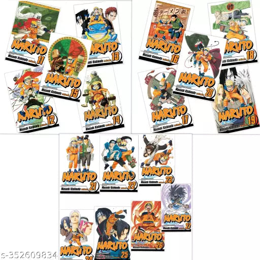 NARUTO VOL (11-27)   11 12 13 14 15 16 17 18 19 20 21 22 23 24 25 26 27 - PAPERBACK