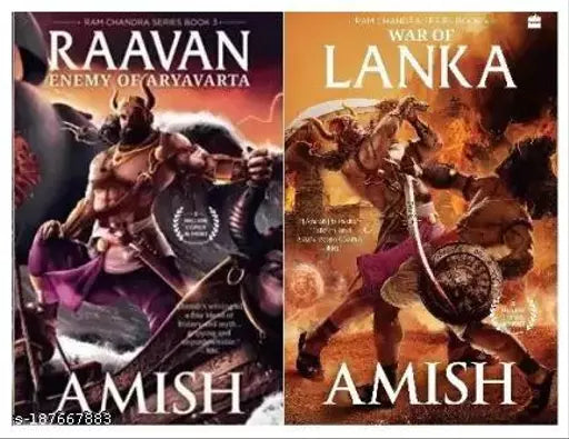 Ram Chandra Series Books 3 4: RAAVAN + WAR OF LANKA  (Paperback  Amish Tripathi)