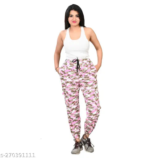 Women's Pack of 1 Purple Printed Tights-Activewear